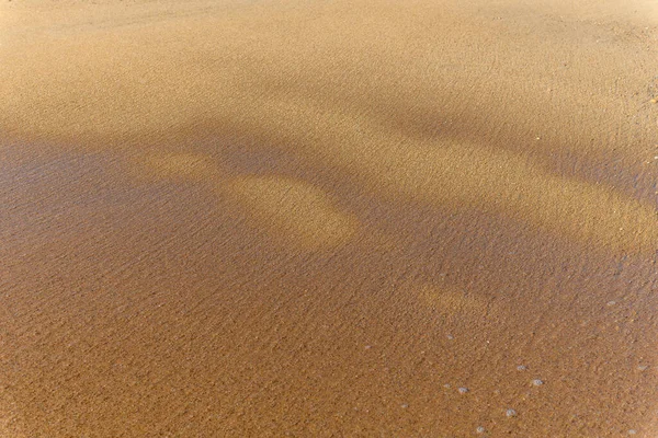 Tekstura Tła Naturalnego Piasku Plaży Francji — Zdjęcie stockowe