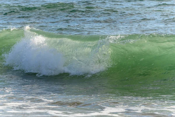 Krásná Mořská Vlna Atlantickém Oceánu Francouzském Pobřeží Blízkosti Sables Olonne — Stock fotografie