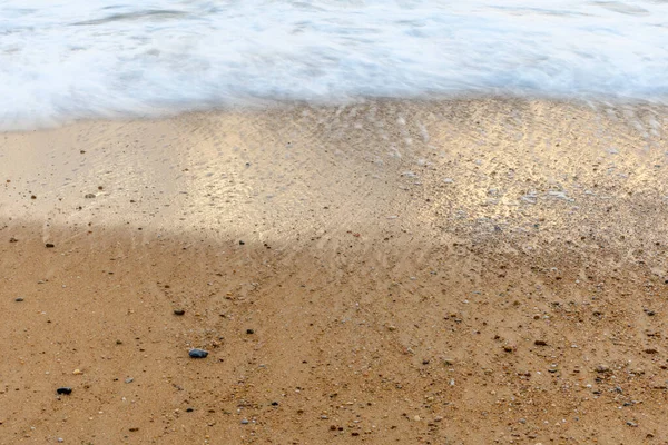 Spiaggia Sabbia Lungo Costa Atlantica Francia — Foto Stock