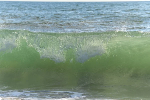 Krásná Mořská Vlna Atlantickém Oceánu Francouzském Pobřeží Blízkosti Sables Olonne — Stock fotografie