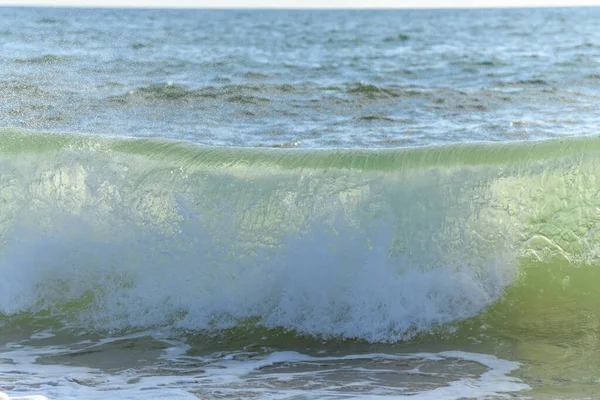 Krásná Mořská Vlna Atlantickém Oceánu Francouzském Pobřeží Blízkosti Sables Olonne — Stock fotografie