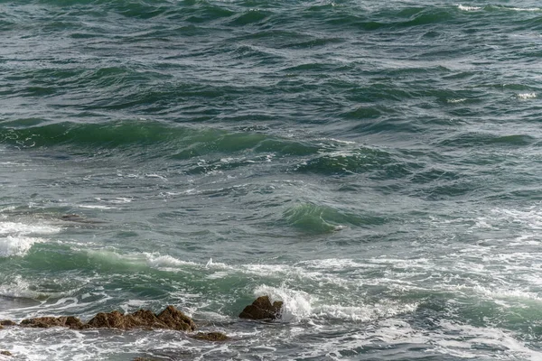 Costa Rochosa Oceano Atlântico França Perto Cidade Sable Olonne — Fotografia de Stock