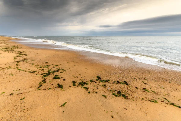 Praia Oceano Atlântico Perto Sables Olonne França — Fotografia de Stock
