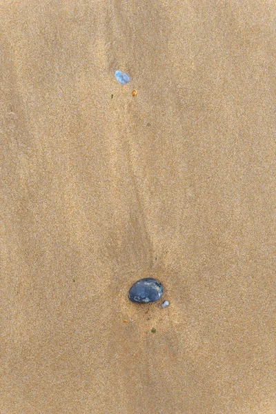 Галечный Пляже Атлантическом Океане Франции — стоковое фото