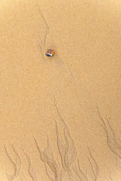 法国大西洋海滩上的卵石 — 图库照片