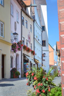 Ingolstadt 'ın tarihi binalarıyla ünlü Bavyera eski kasabası