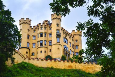 Yazın Hohenschwangau Kalesi