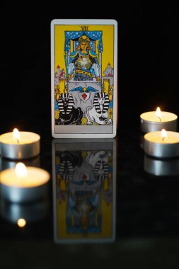 Tarot, Binbaşı Arcana, Savaş Arabası, çalışma.