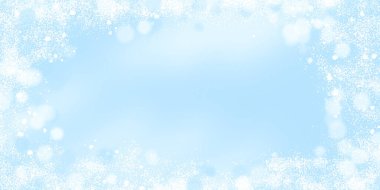 Noel tebrik kartının mavi odaklı arka planı
