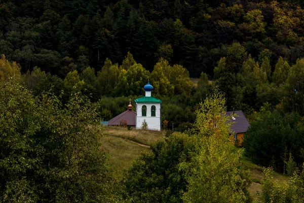 Igreja Lugar Histórico Vale Izborsk Região Pskov — Fotografia de Stock