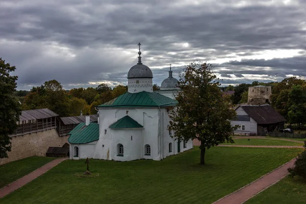 Middeleeuws Verdedigingsfort Izborsk Stad Izborsk Regio Pskov Rusland — Stockfoto