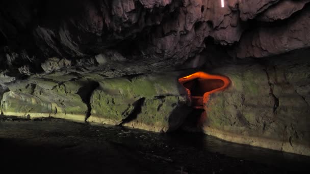 Bolii Cave Petrosani City Romania — Stock Video