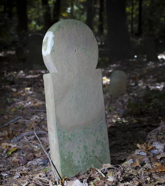 Gammal skotsk kyrkogården graven markör — Stockfoto