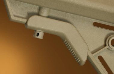 Bir Ar-15 Brown'un uzunluğunu ayarlamak için kullanılan kolu