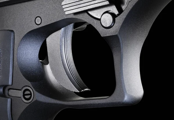 Ciemny Automatyczny spust pistoletu — Zdjęcie stockowe