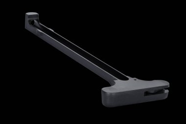 Siyah üzerine yükleme kolu