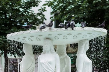 Gelin ve damat sahilde yürüyor.