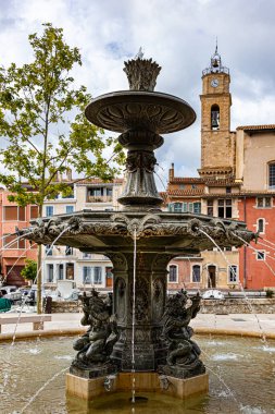Martigues manzarası, adanın bölgesi, Provence Venedik 'i, Provence' e hoş geldiniz..