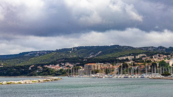 Martigues Manzarası Adanın Bölgesi Provence Venedik Provence Hoş Geldiniz — Stok fotoğraf