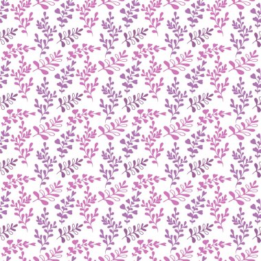 Çiçek dikişsiz desen. Mor vektör arka planı. Tekstil baskı veya ambalaj tasarımı.