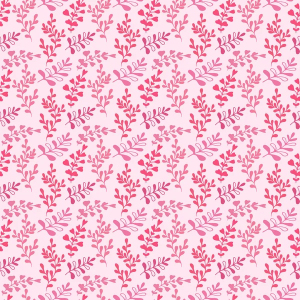 Naadloze bloemen patroon. Schattig vector achtergrond Inn roze kleur. Textiel print of verpakking ontwerp — Stockvector