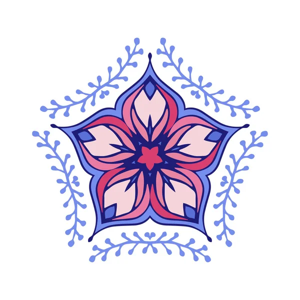 装飾的なヴィンテージの花。装飾パターン。クリエイティブプリント. — ストックベクタ