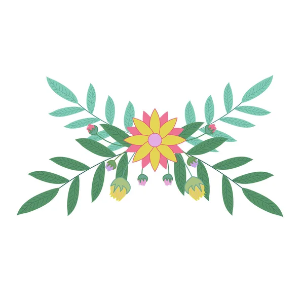 Иллюстрация цветочной границы. Дизайн для приглашений, свадебной печати или поздравительных открыток . — стоковый вектор