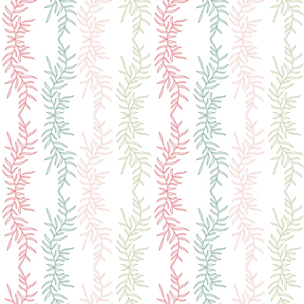 Florale naadloze achtergrond. Textiel patroon print ontwerp. Kleurrijke naadloze patroon. — Stockvector
