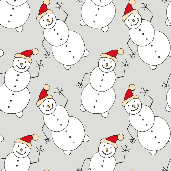 Vánoční stromeček se sněsními. Nový rok design pro tapetu, balicí papír, Zimní dekorace. — Stockový vektor