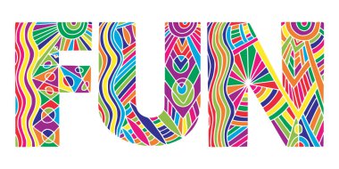 Çocuklar eğlenceli baskı. Vektör tipografi yazı. Kart şablonu, çocuk posteri. T-shirt tasarımı için baskı. Renkli Komik tipografik kapak