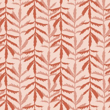 Kusursuz desen bırakır. Sonbahar mevsimsel arka plan. Tekstil baskı tasarımı için desen. Tek renkli duvar kağıdı dokusu