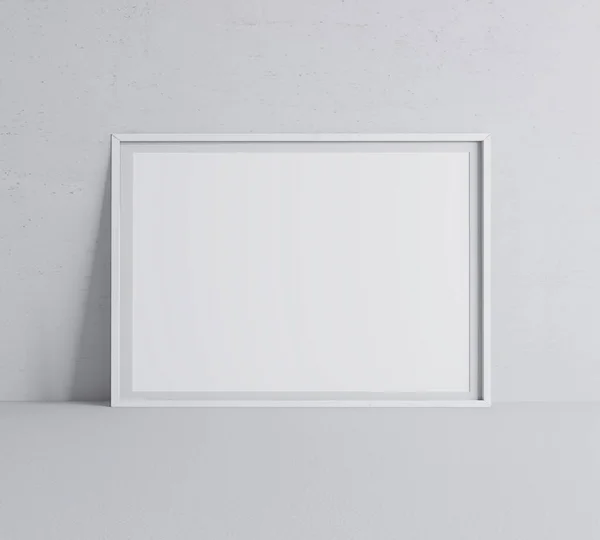 Biała Pusta Framuga — Zdjęcie stockowe