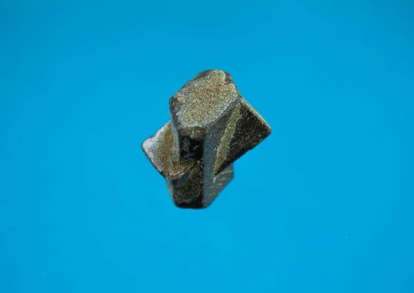 Staurolite Verifica Spesso Gemellato Una Caratteristica Forma Croce Chiamato Gemellaggio — Foto Stock