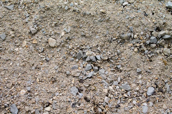 Cascalho Textura Seu Estado Natural Com Areia Como Fundo Como — Fotografia de Stock