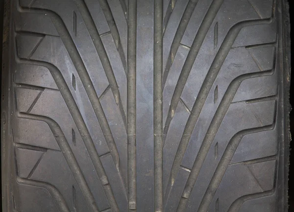 Texture Car Tire Nice Profile High Speed Tire — Stock Photo, Image