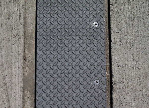 Texture Expansion Joint Bridge Here Usual Straight Form — Stock Photo, Image