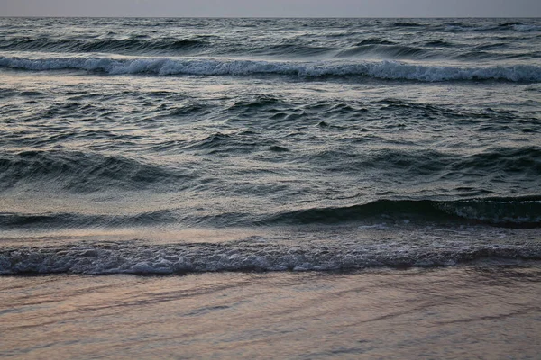 Waves Break Beach Taken Here Baltic Sea — Stock Photo, Image