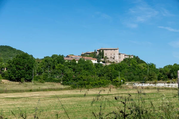 Ancient Village Macerino Hill Province Terni — Stock Photo, Image