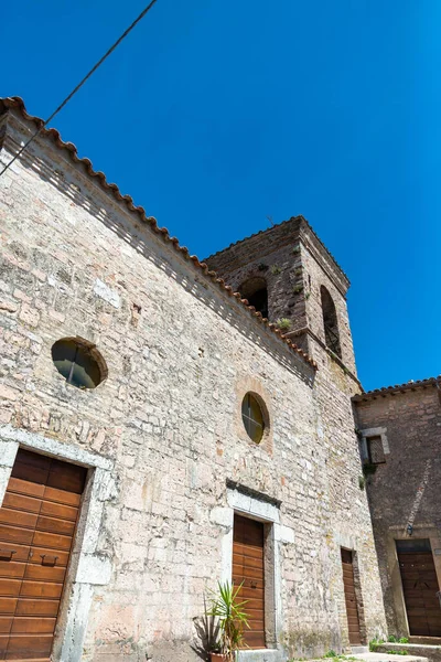 Macerino Italy Juni 2020 Antik Kyrka Byn Macerino Ligger Torget — Stockfoto