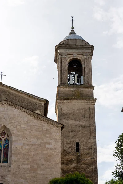 San Gemini Giugno 2020 Campanile Santo Gemini Nel Comune San — Foto Stock