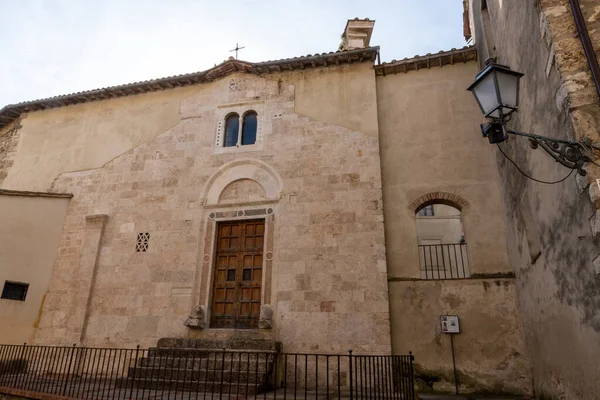 San Gemini Italia Junio 2020 Iglesia Piedra Dentro Ciudad San — Foto de Stock