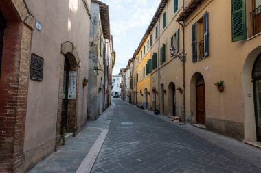 san gemini,italy june 13 2020 :architecture of the town of San Gemini in medieval times