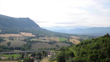 landscape of terni and expressway terni perugia