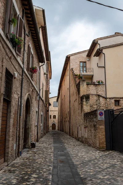 Foligno Italy Červen 2020 Architektura Ulic Města Foligno Provincie Perugia — Stock fotografie