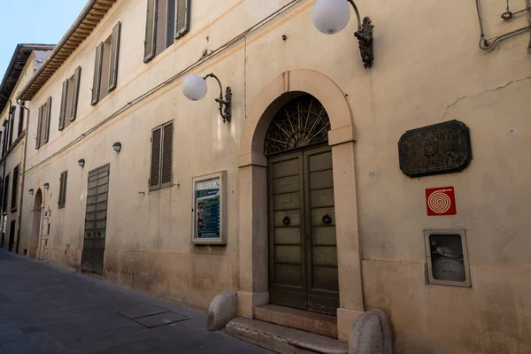 Spello Italy June 2020 Subasio Theater Street Giulia Country Spello — стоковое фото