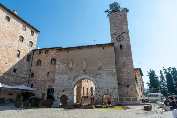 Spello Italská Červen 2020 Architektura Uličkách Města Spello — Stock fotografie