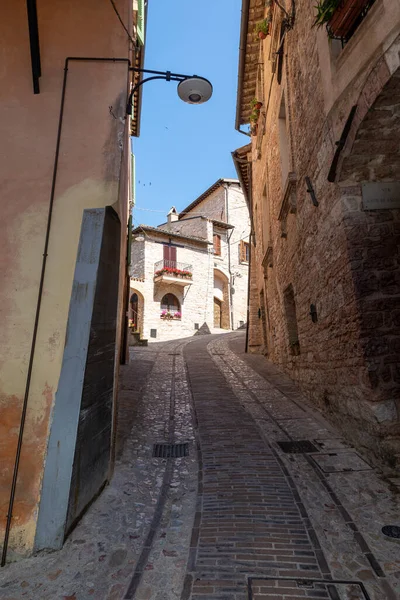 Spello Italská Červen 2020 Architektura Uličkách Města Spello — Stock fotografie