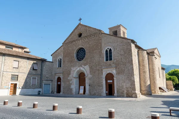 Terni Italië Juli 2020 Kerk Van San Francesco Het Plein — Stockfoto