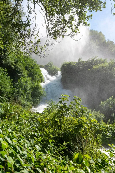 Cascada Marmore Más Alta Europa Día Soleado — Foto de Stock