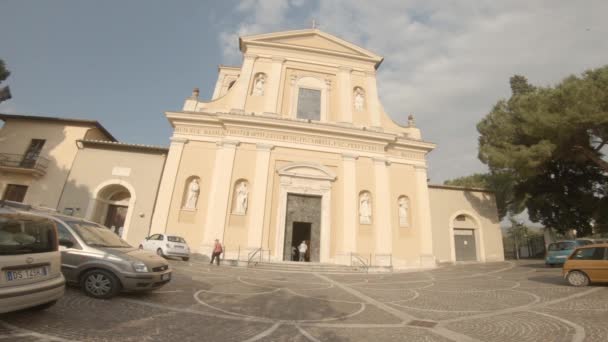 Basilica of valentino terni city of love — Stock Video